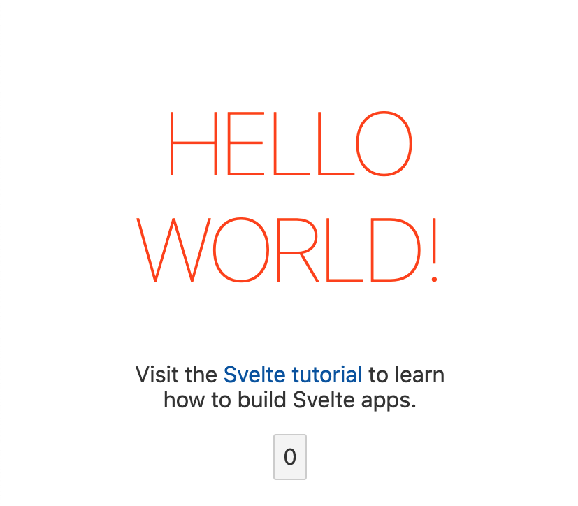Svelte Counter