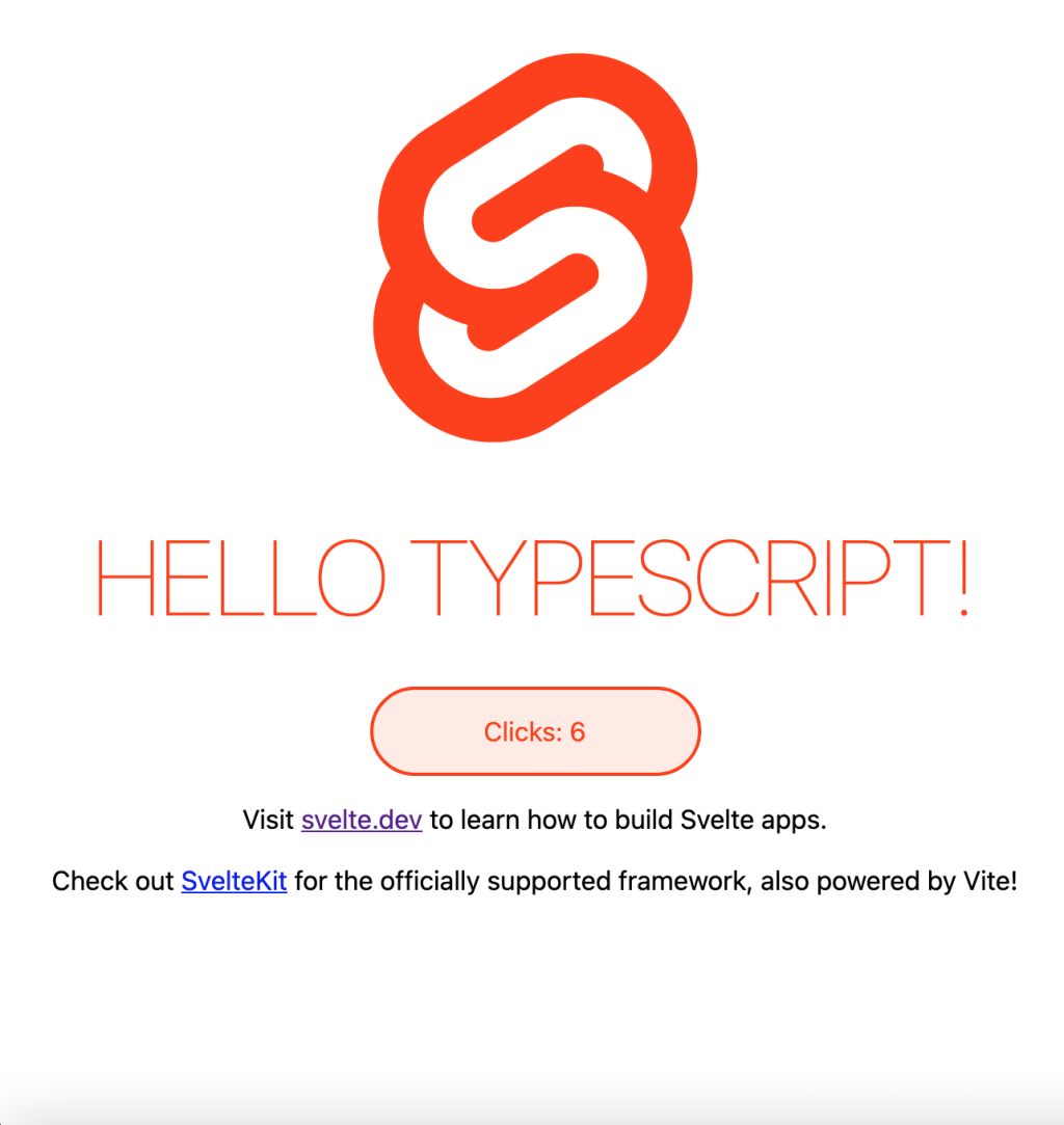 Vite Svelte Hello World